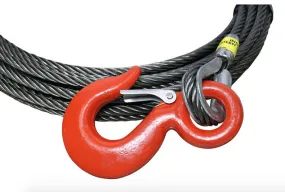 1/2" Steel Core Winch Cable with Eye Hook All-Grip®