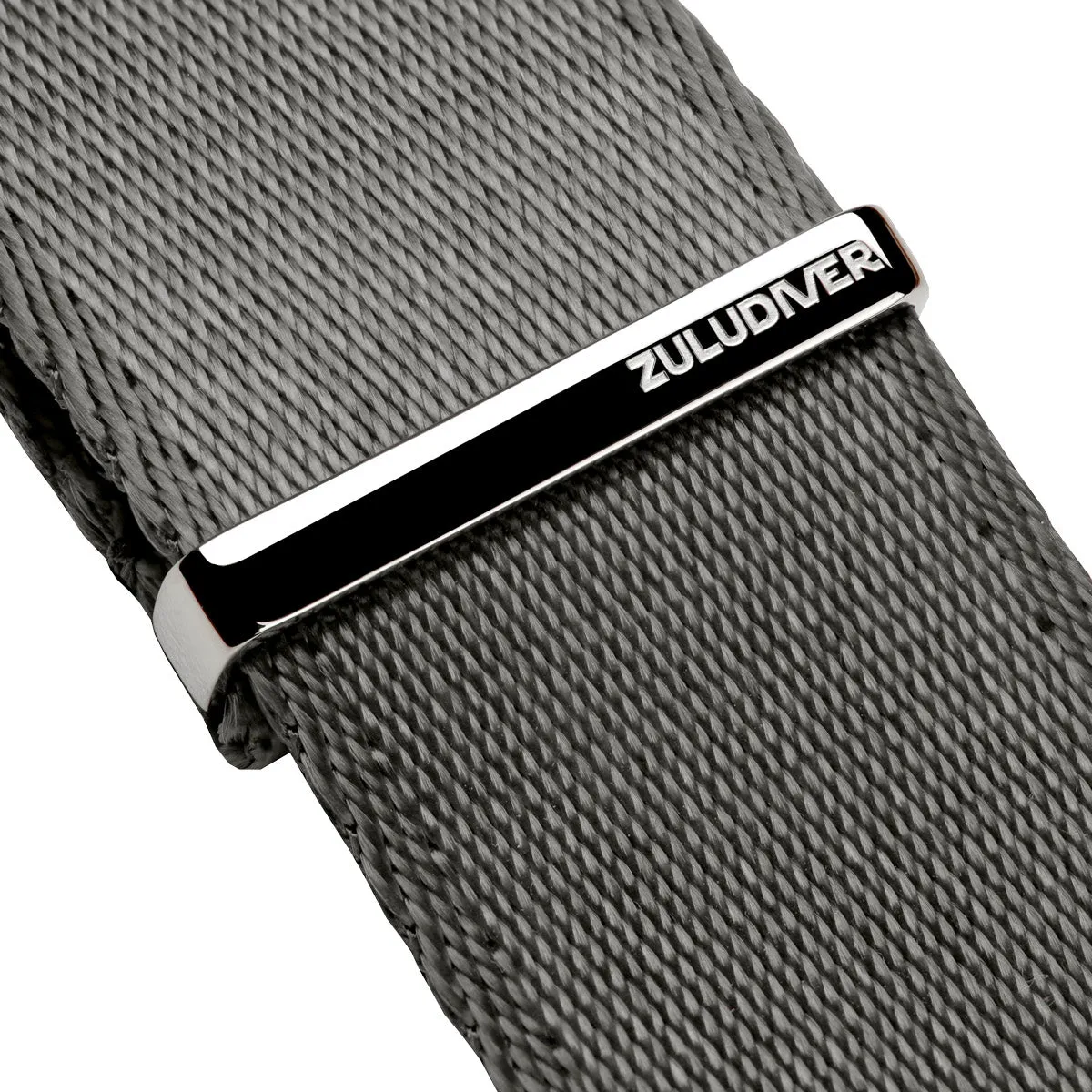 1973 British Military Watch Strap: ARMOURED RECON - Admiralty Grey, Polished