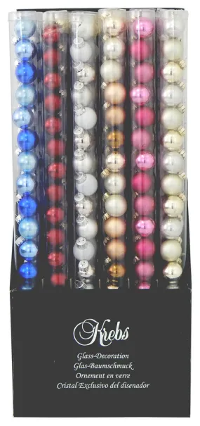 1" (25mm) Fashion Mini-Tube Displayer, Multi, 18/Box, 18/Case, 324 Pieces