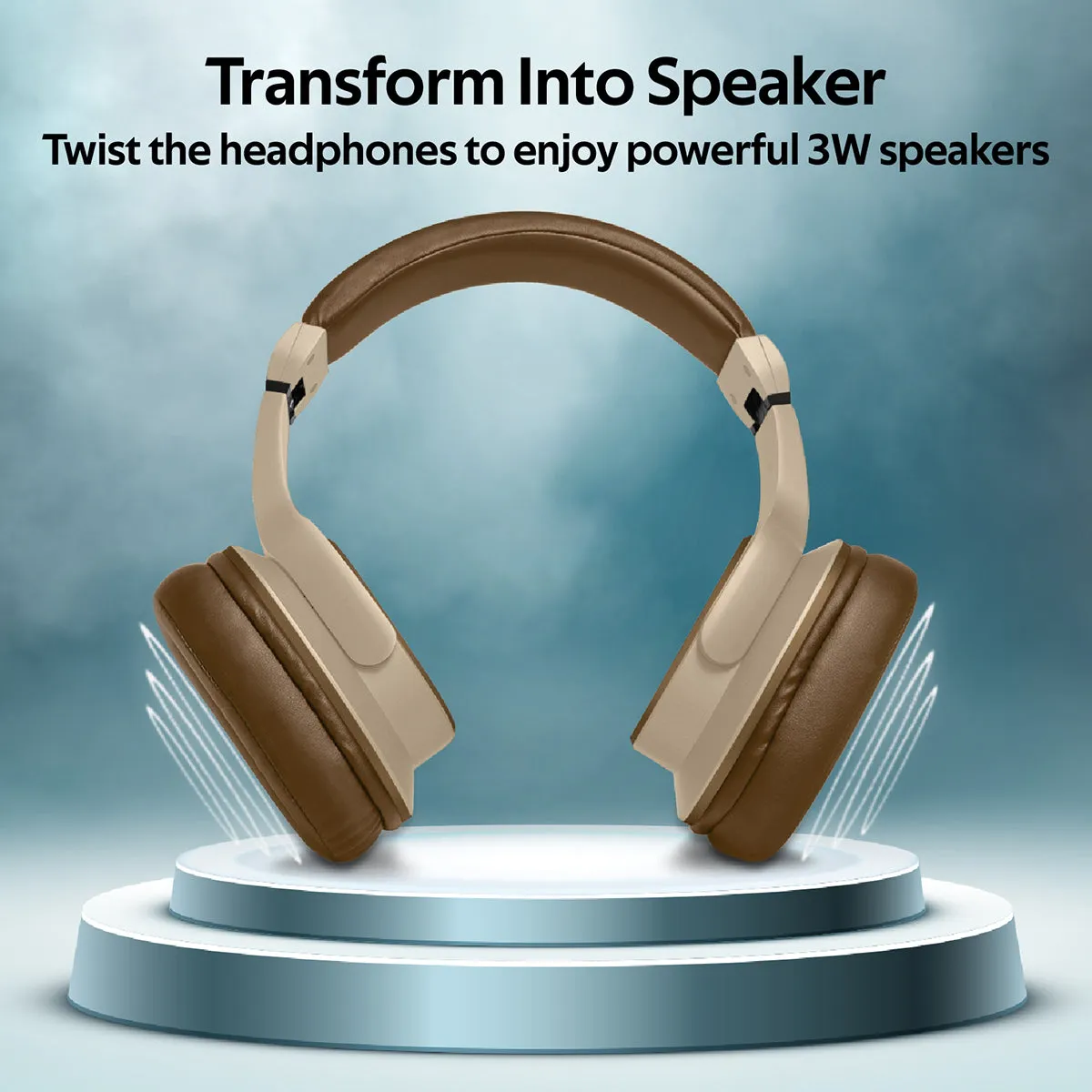 2-in-1 High Definition Wireless Headphone With Speaker