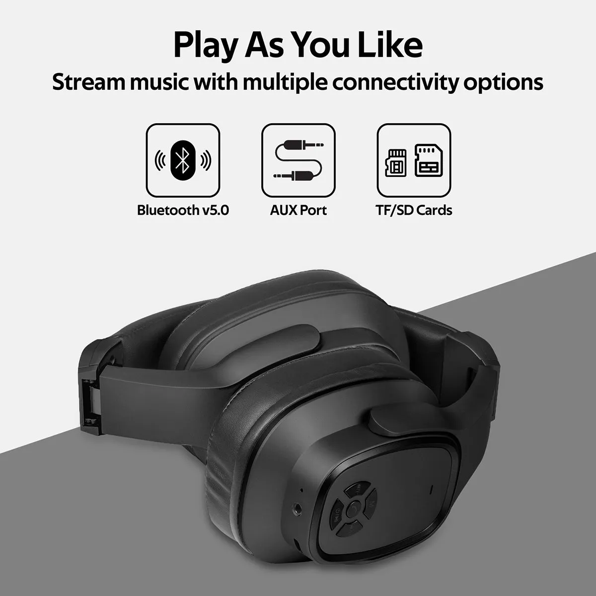 2-in-1 High Definition Wireless Headphone With Speaker