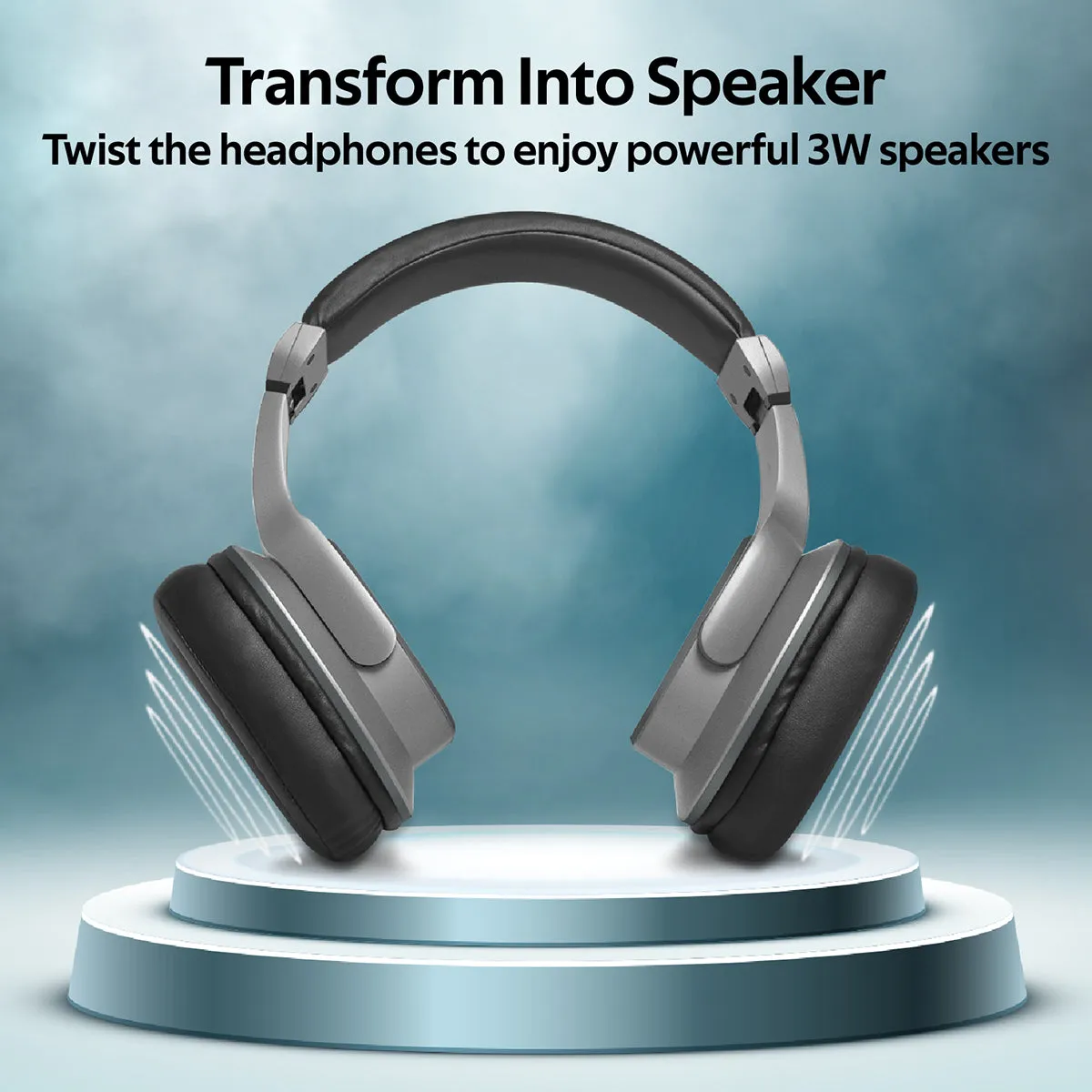 2-in-1 High Definition Wireless Headphone With Speaker