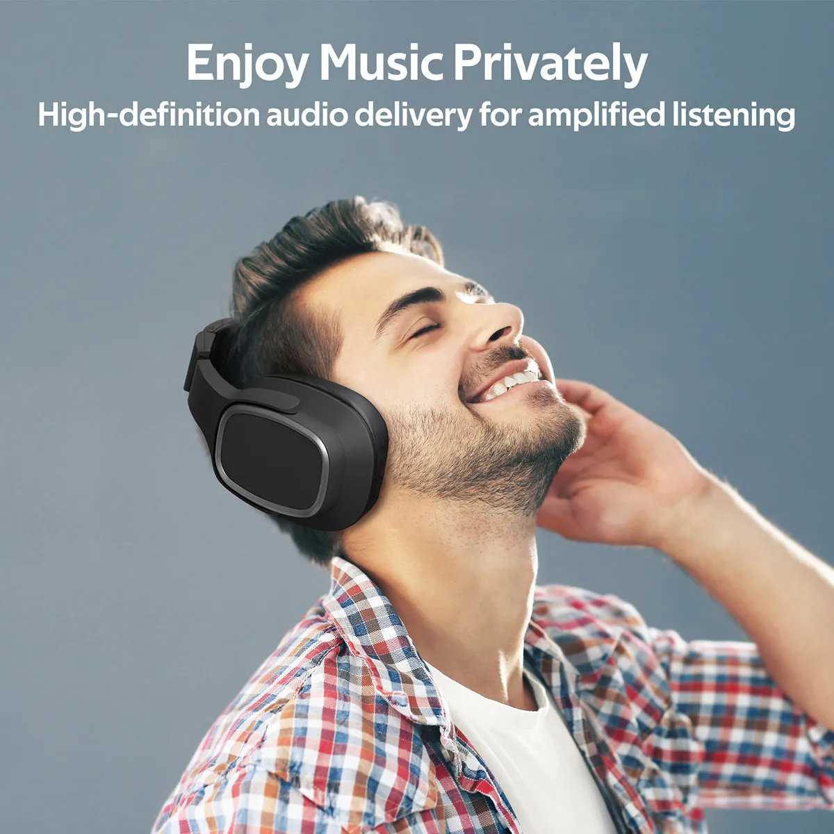 2-in-1 High Definition Wireless Headphone With Speaker