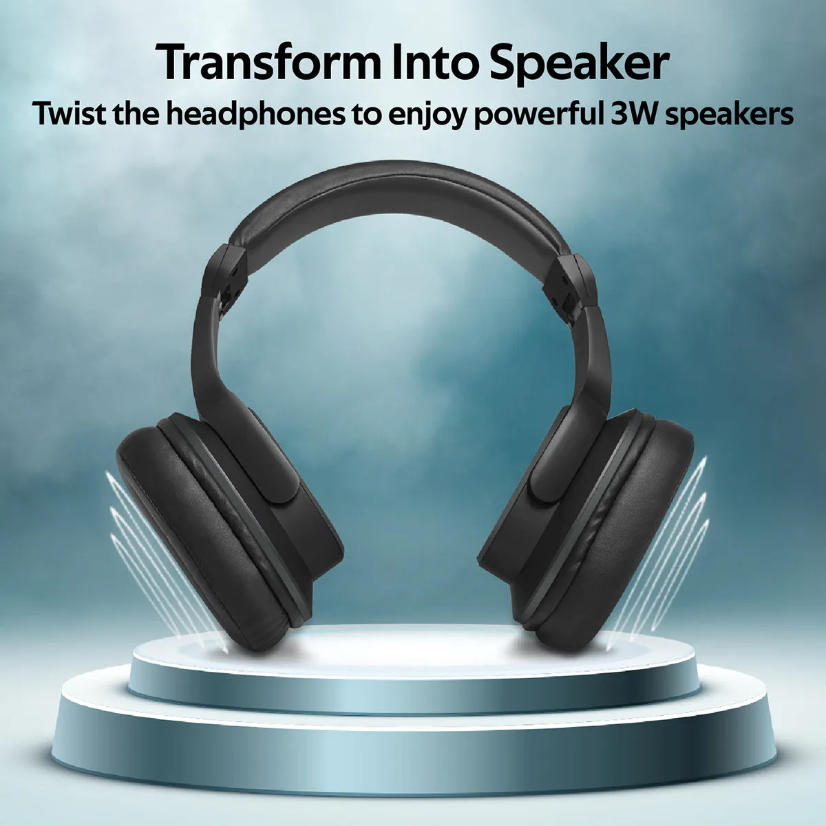 2-in-1 High Definition Wireless Headphone With Speaker