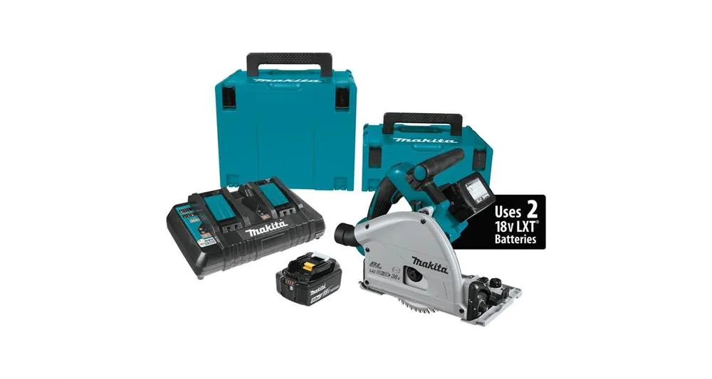 2020 Makita 18V X2 LXT® (36V) Brushless 6-1/2" Plunge Circular Saw Kit (XPS01PTJ)