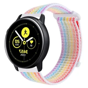 20mm nylon loop watch strap for Samsung Galaxy Watch - Multi-color