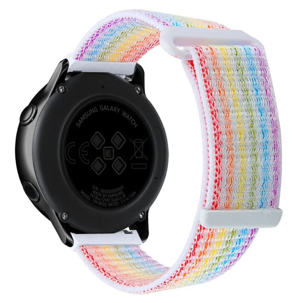 20mm nylon loop watch strap for Samsung Galaxy Watch - Multi-color