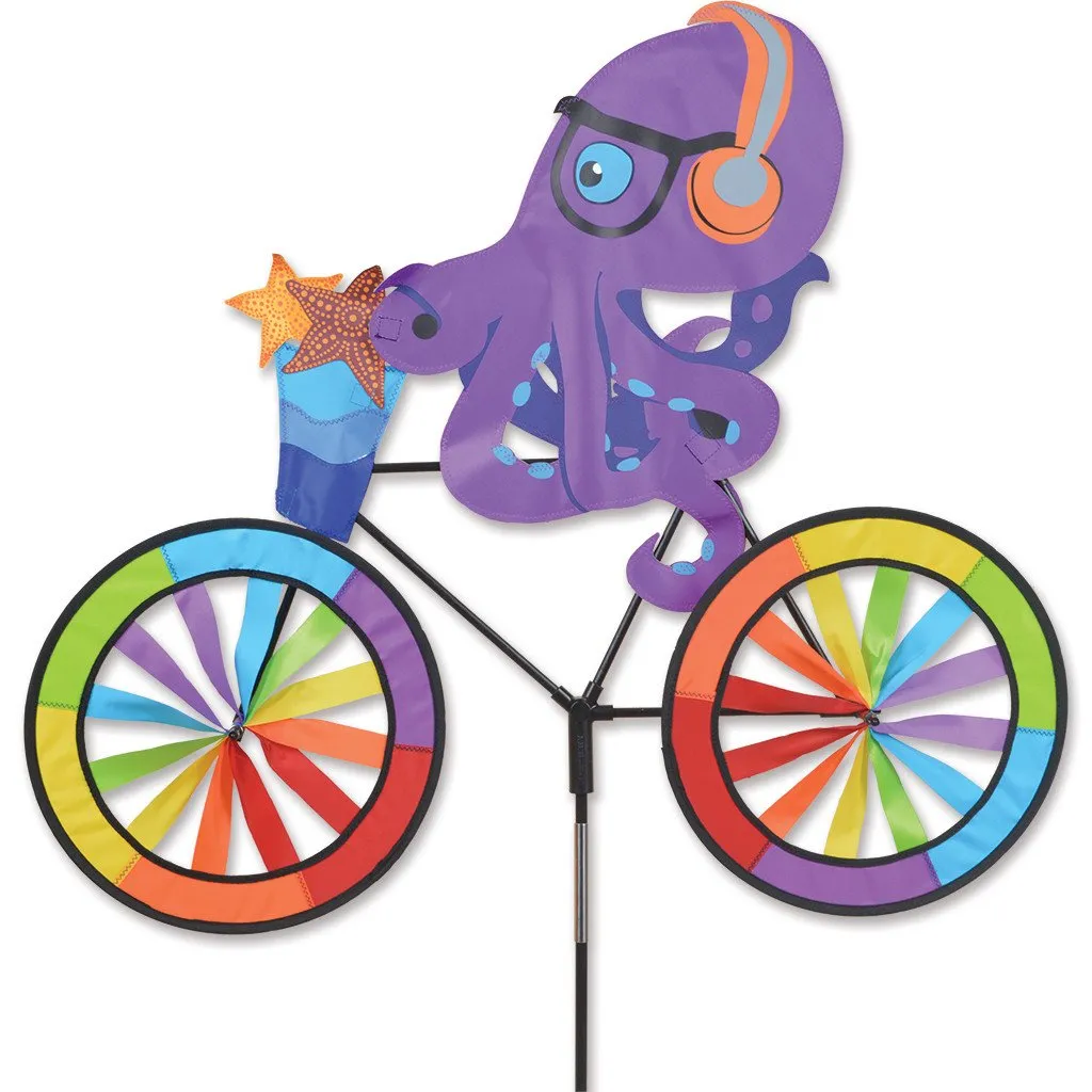 30 in. Bike Spinner - Octopus and Headphones