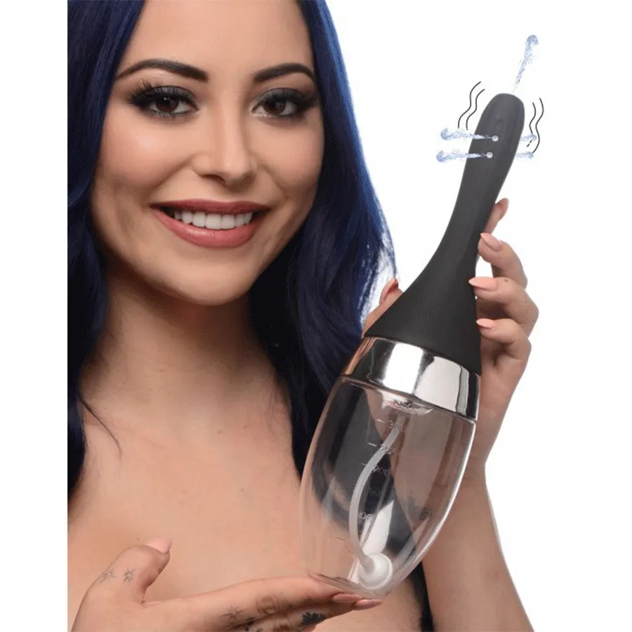 350ml Auto-Vibrating Anal Enema Bulb by CleanStream