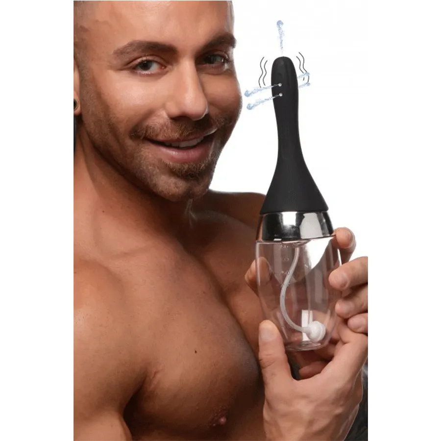 350ml Auto-Vibrating Anal Enema Bulb by CleanStream