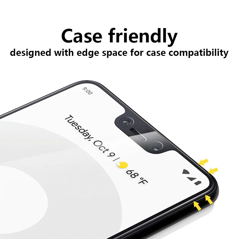 3D Curved Glass Full Screen Protector For Google Pixel 3/3 XL