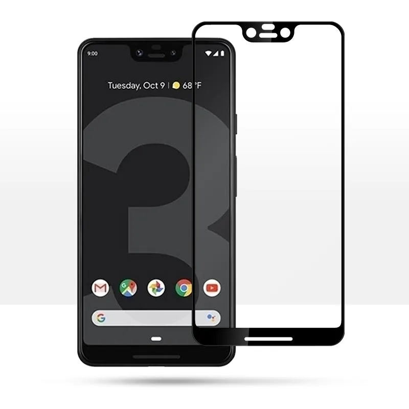 3D Curved Glass Full Screen Protector For Google Pixel 3/3 XL