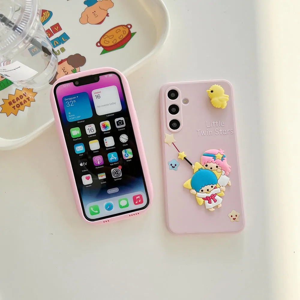 3D Spin Flower Silicone Soft Phone Case - Realme 12 Pro Plus