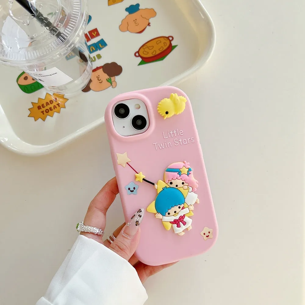 3D Spin Flower Silicone Soft Phone Case - Realme 12 Pro Plus