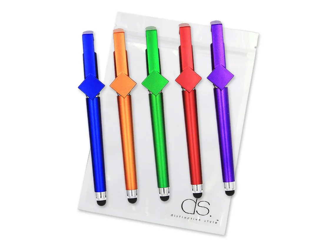 5 Pieces Phone Stand Designed Stylus Pens