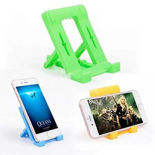 610 Adjustable 4 Steps Foldable Mobile Stand Holder (1 pc)