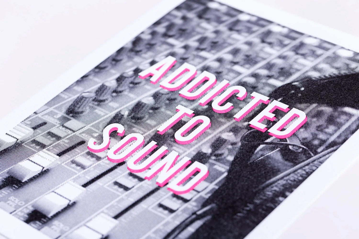 Addicted to Sound Art Print