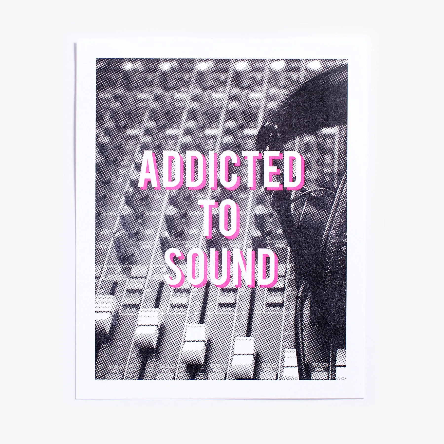 Addicted to Sound Art Print