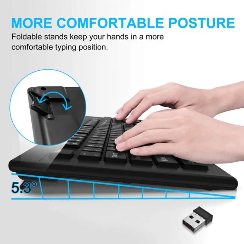 Adjustable Wireless Keyboard