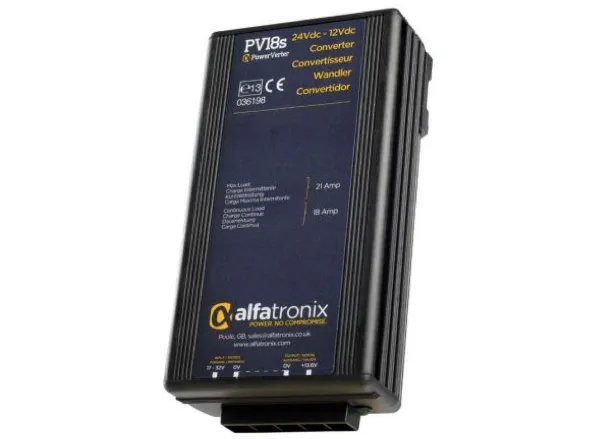 Alfatronix Powerverter CONVERTOR 24V DC -12V DC Non Isolated 18A