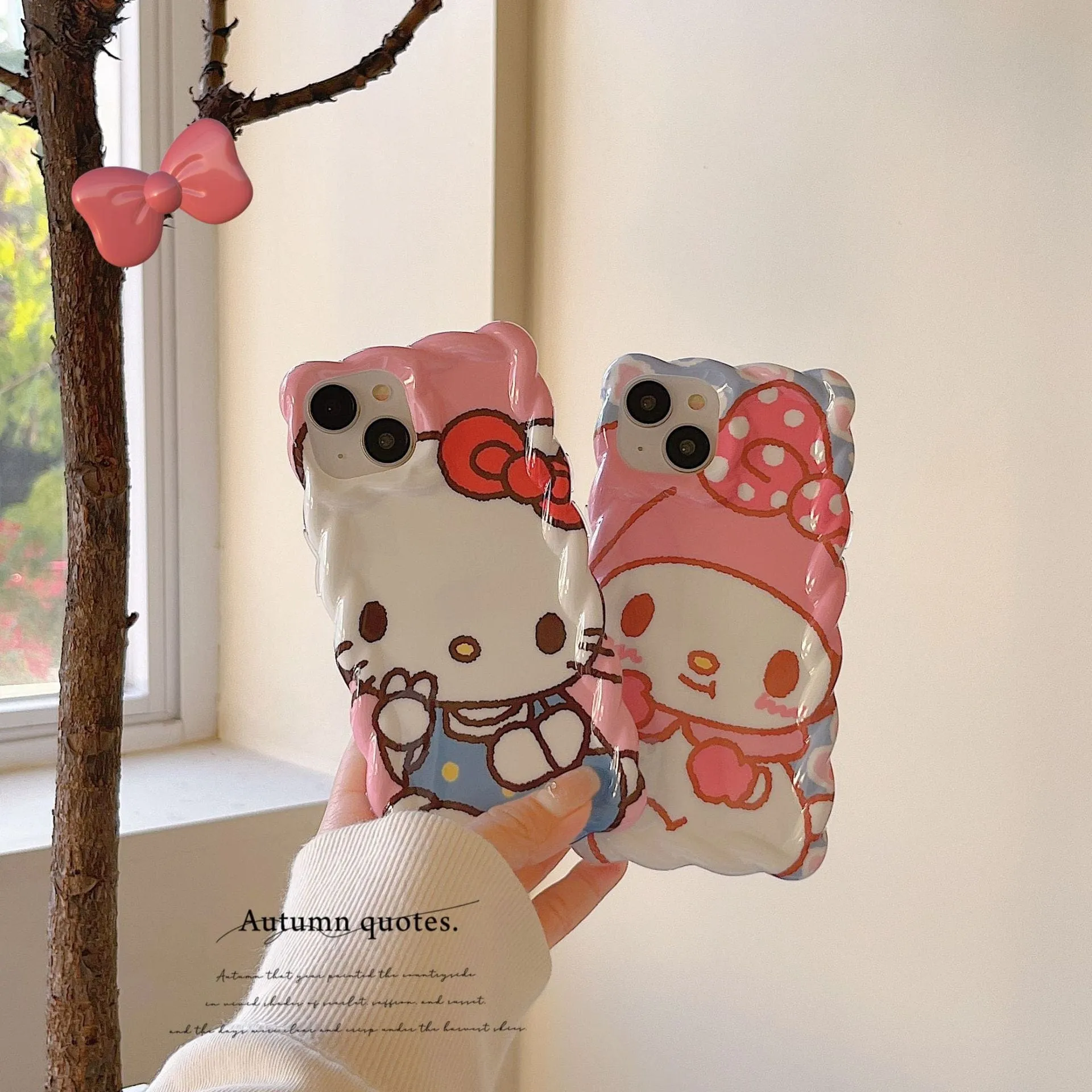 Anime Kawaii Kuro Melo Kitty iPhone Case