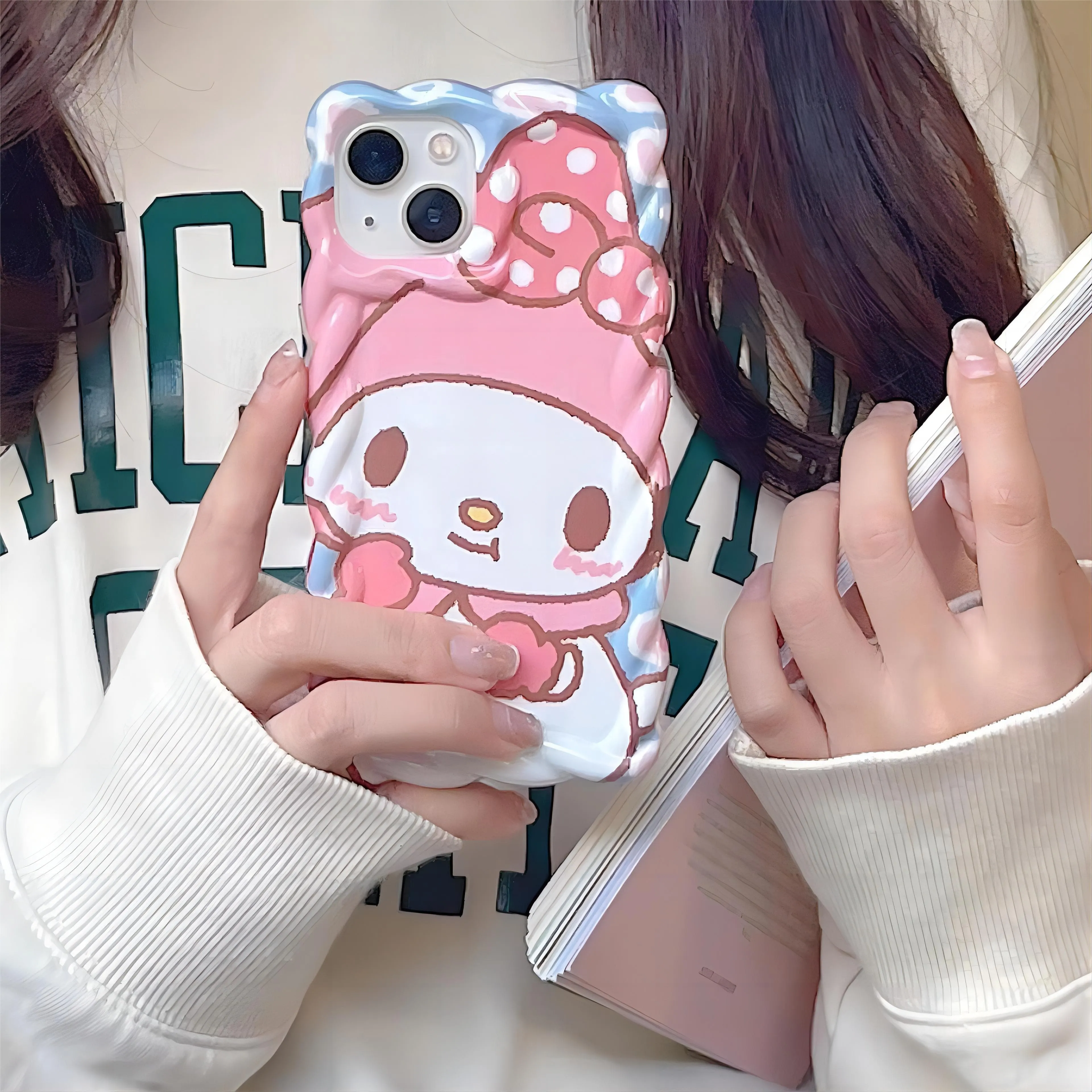 Anime Kawaii Kuro Melo Kitty iPhone Case