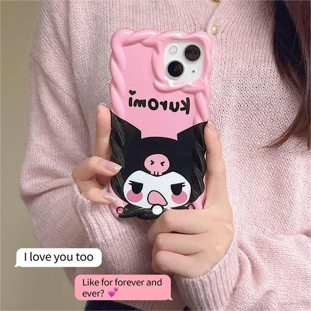 Anime Kawaii Kuro Melo Kitty iPhone Case