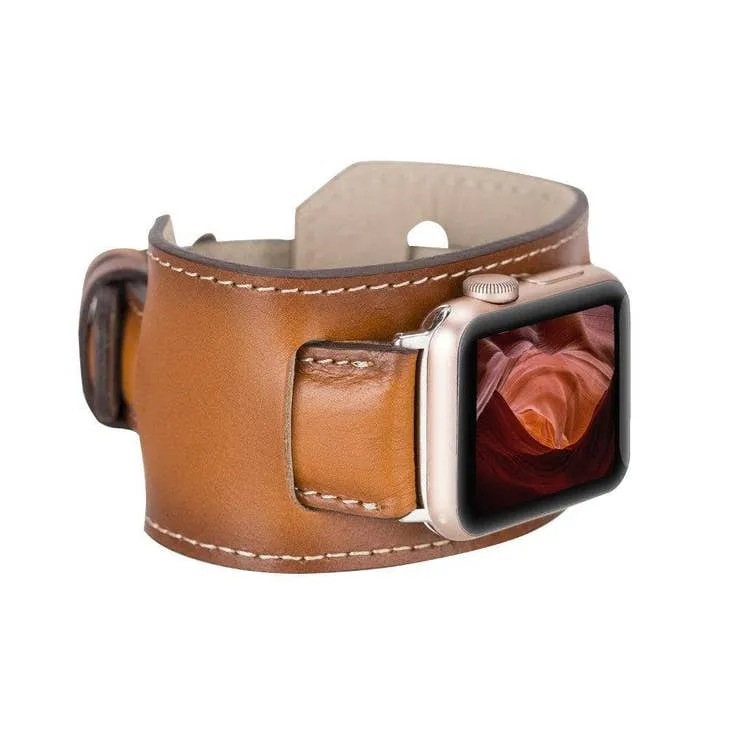 Anthony Cuff Apple Watch Leather Straps (Set of 3)