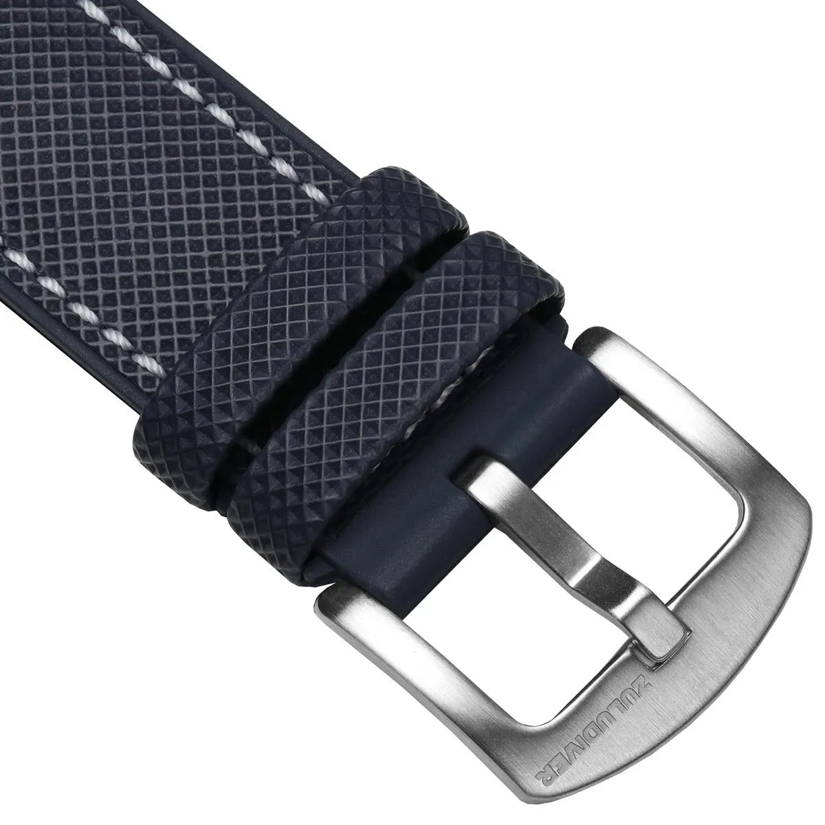 ANVIL FKM Rubber Watch Strap - Black / Black