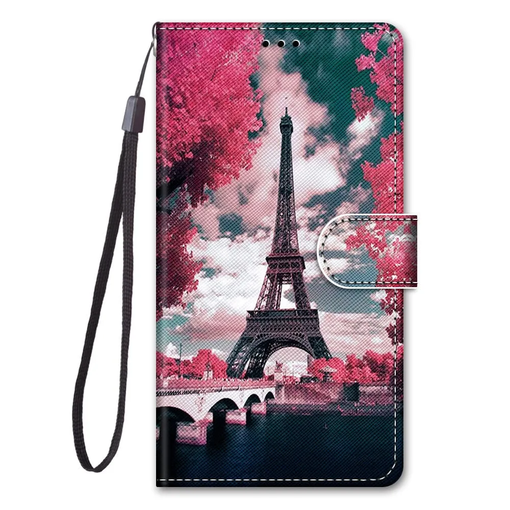 Anymob Samsung Paris Magnetic Flip Leather Phone Case