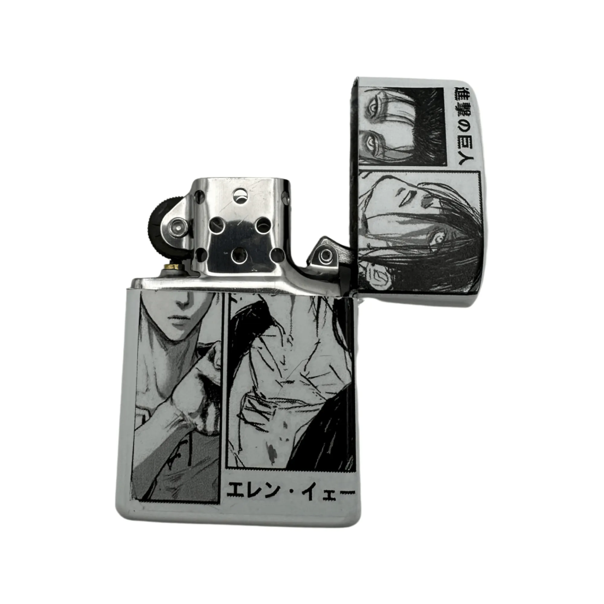 AOT Attack Titan Anime Flip Top Lighters