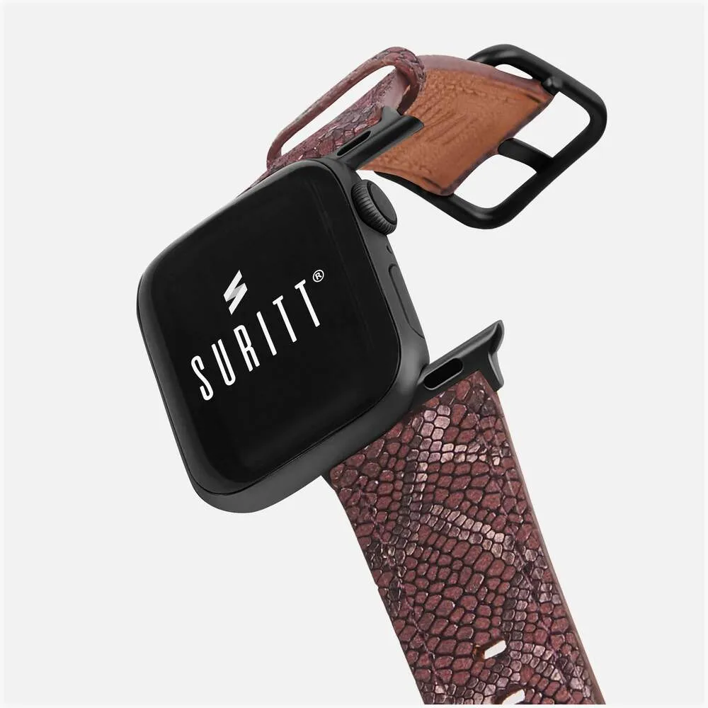 Apple Watch Band Paris Burgundy