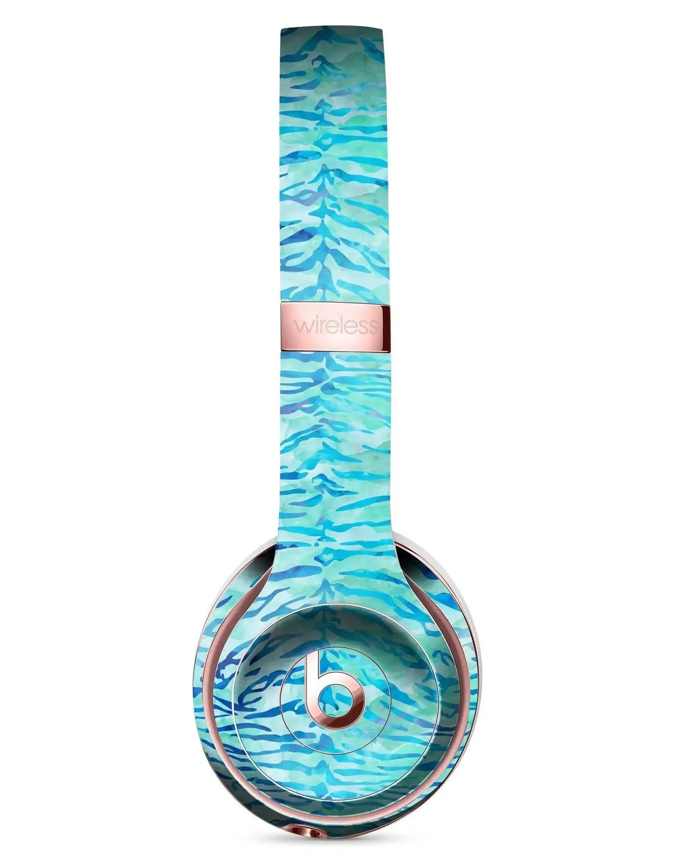 Aqua Watercolor Tiger Pattern Full-Body Skin Kit for the Beats by Dre-Tiger Skin Beats by Dre