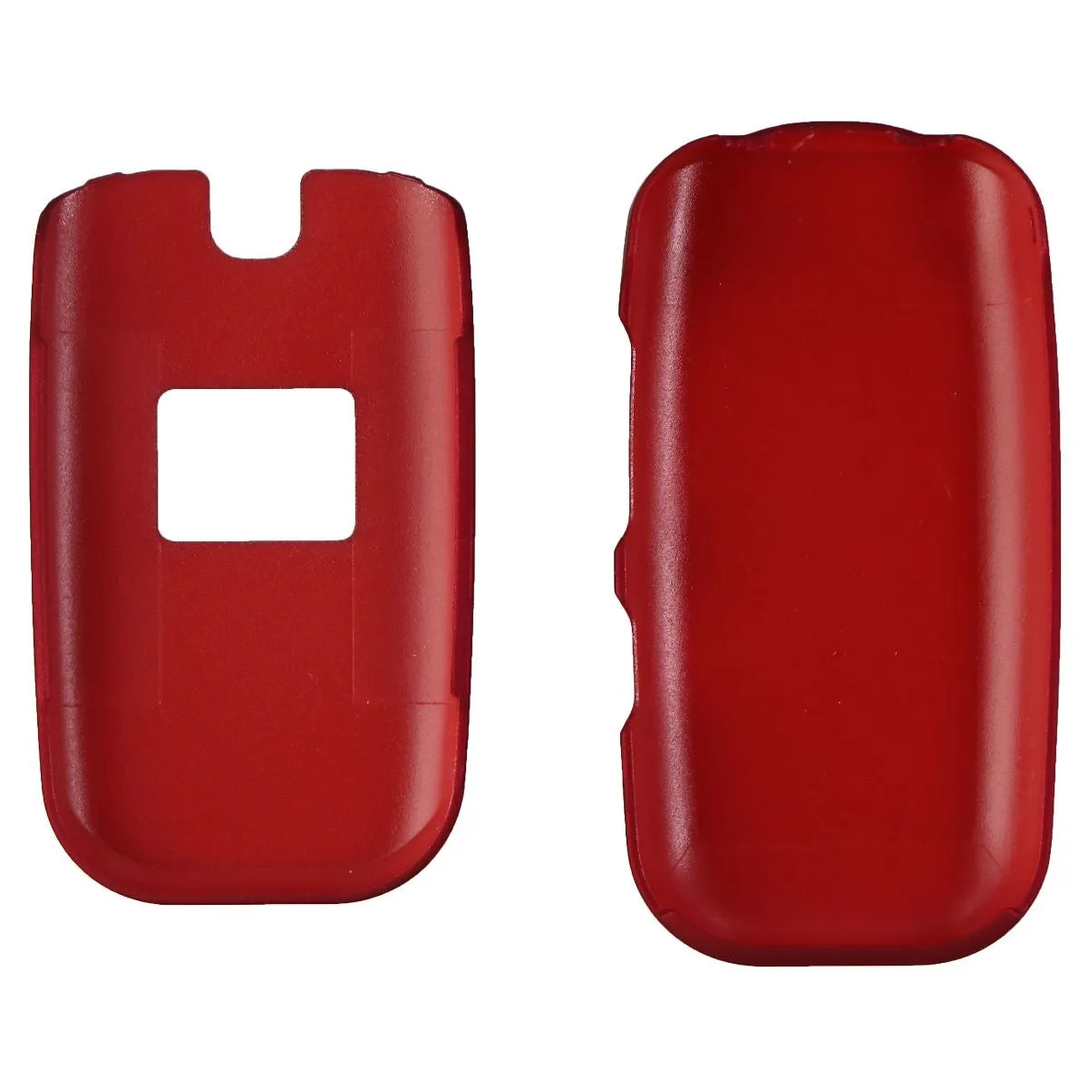 AT&T Soft Touch Shield Hard Case for LG B470 Flip Phone - Red