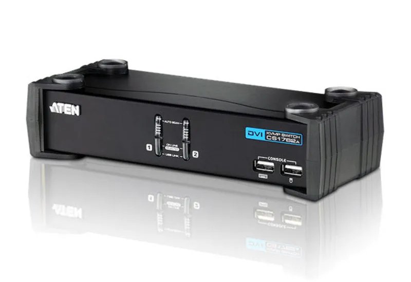 Aten Cubiq Cs1762a - Kvm / Audio Switch - 2 Ports