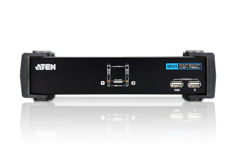 Aten Cubiq Cs1762a - Kvm / Audio Switch - 2 Ports