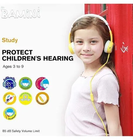 BAMiNi Study Wired Headphones