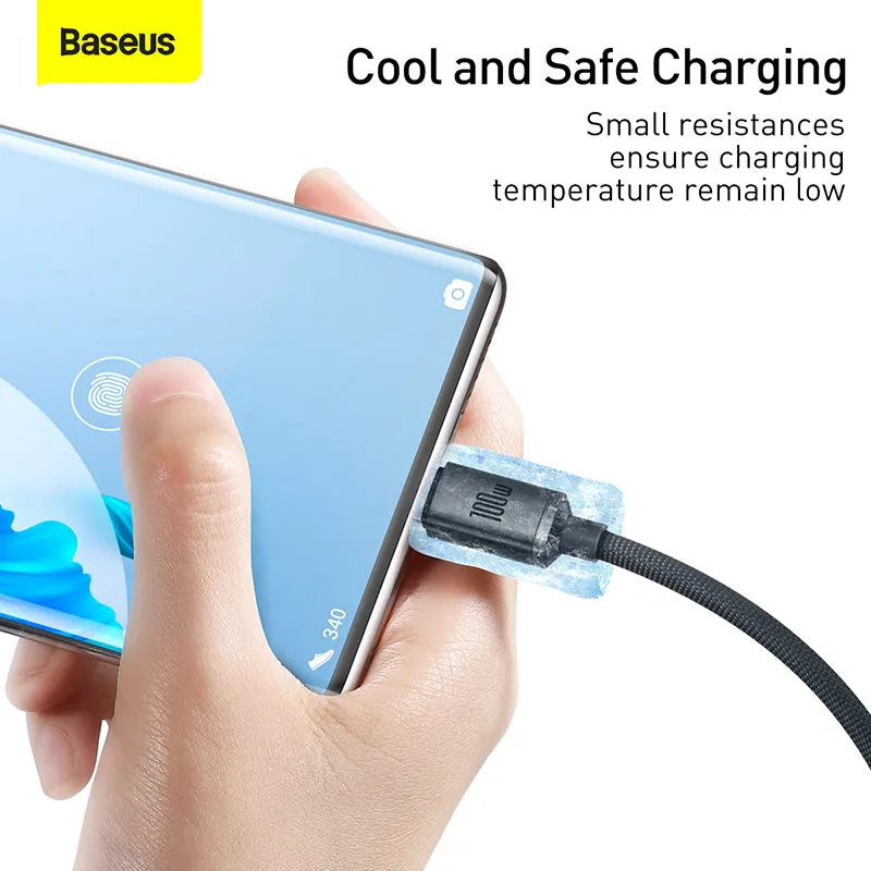 Baseus Crystal Shine cable USB to USB-C, 100W-CAJY000501