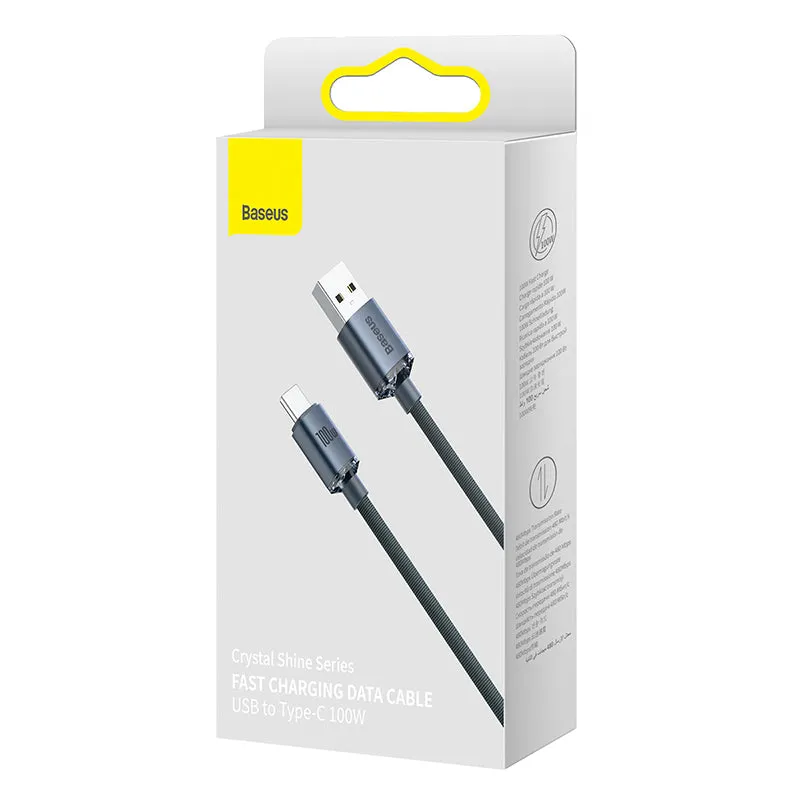 Baseus Crystal Shine cable USB to USB-C, 100W-CAJY000501