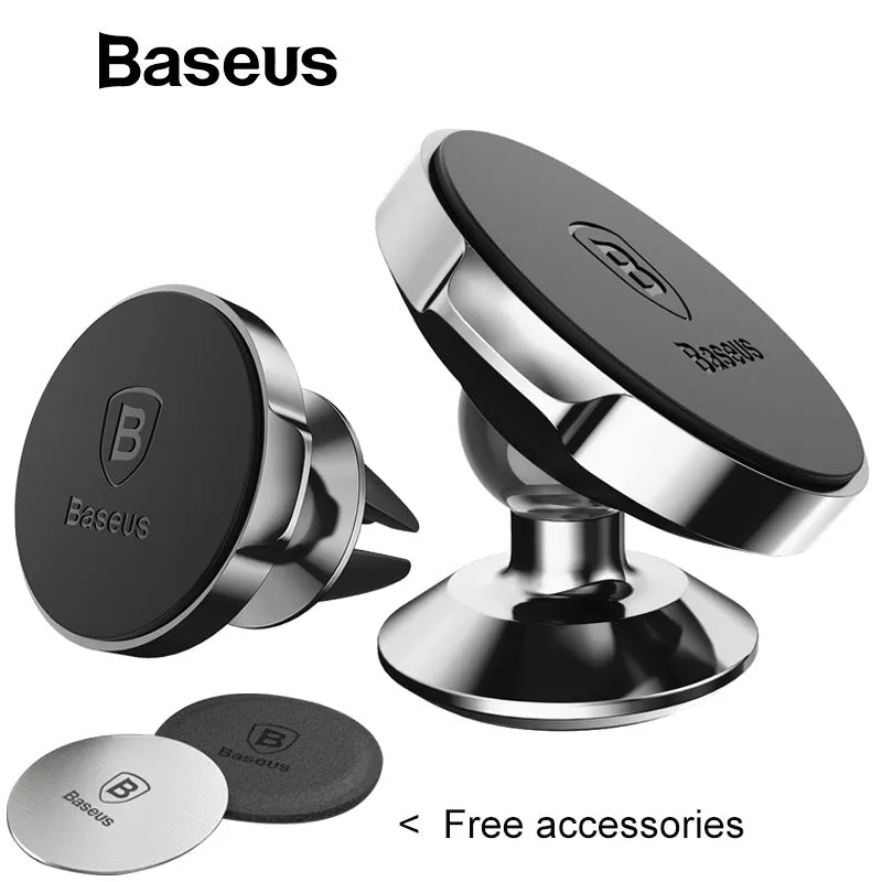 Baseus Magnetic Car Holder For Phone Uniservel Holder Mobile Cell Phone Holder Stand For Car Air Vent Mount GPS Car Phone Holder