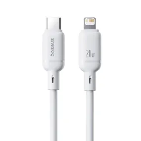 Baseus Silky Series Fast Charging Cable Type-C to Ip, 20Watts, 1Mm, Moon White