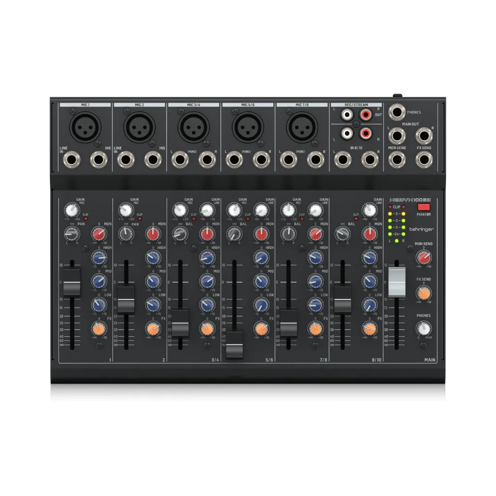 Behringer Xenyx 1003B 10-Channel Battery Powered Mixer