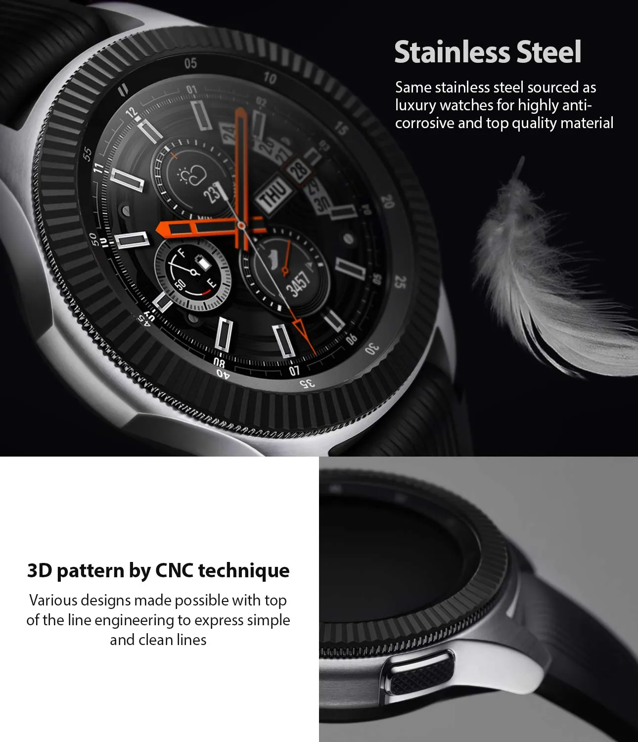 Bezel Styling for Galaxy Watch 46mm / Galaxy Gear S3 Frontier