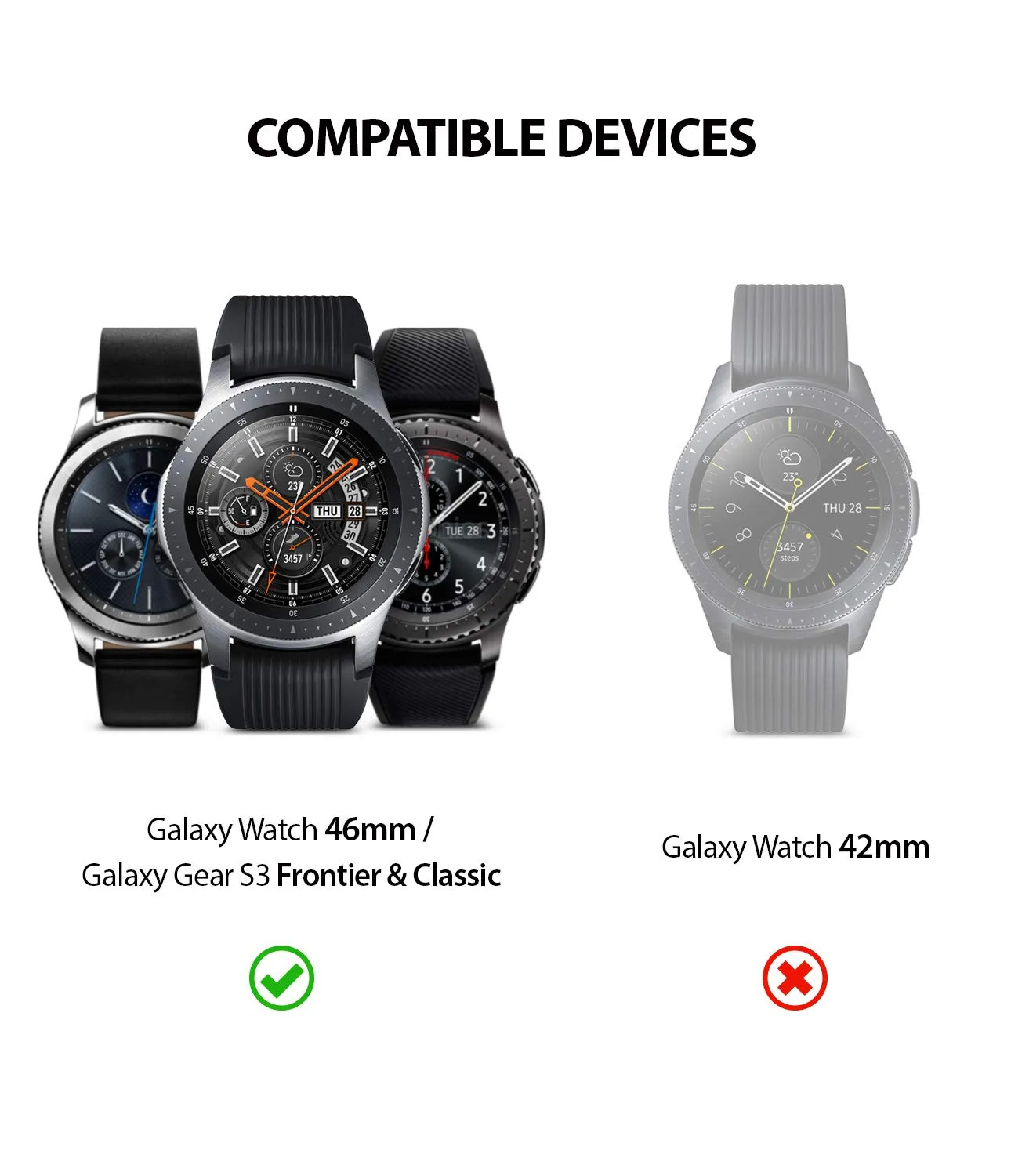 Bezel Styling for Galaxy Watch 46mm / Galaxy Gear S3 Frontier