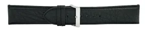 Black Padded Stitch Watch Band 26mm 115553