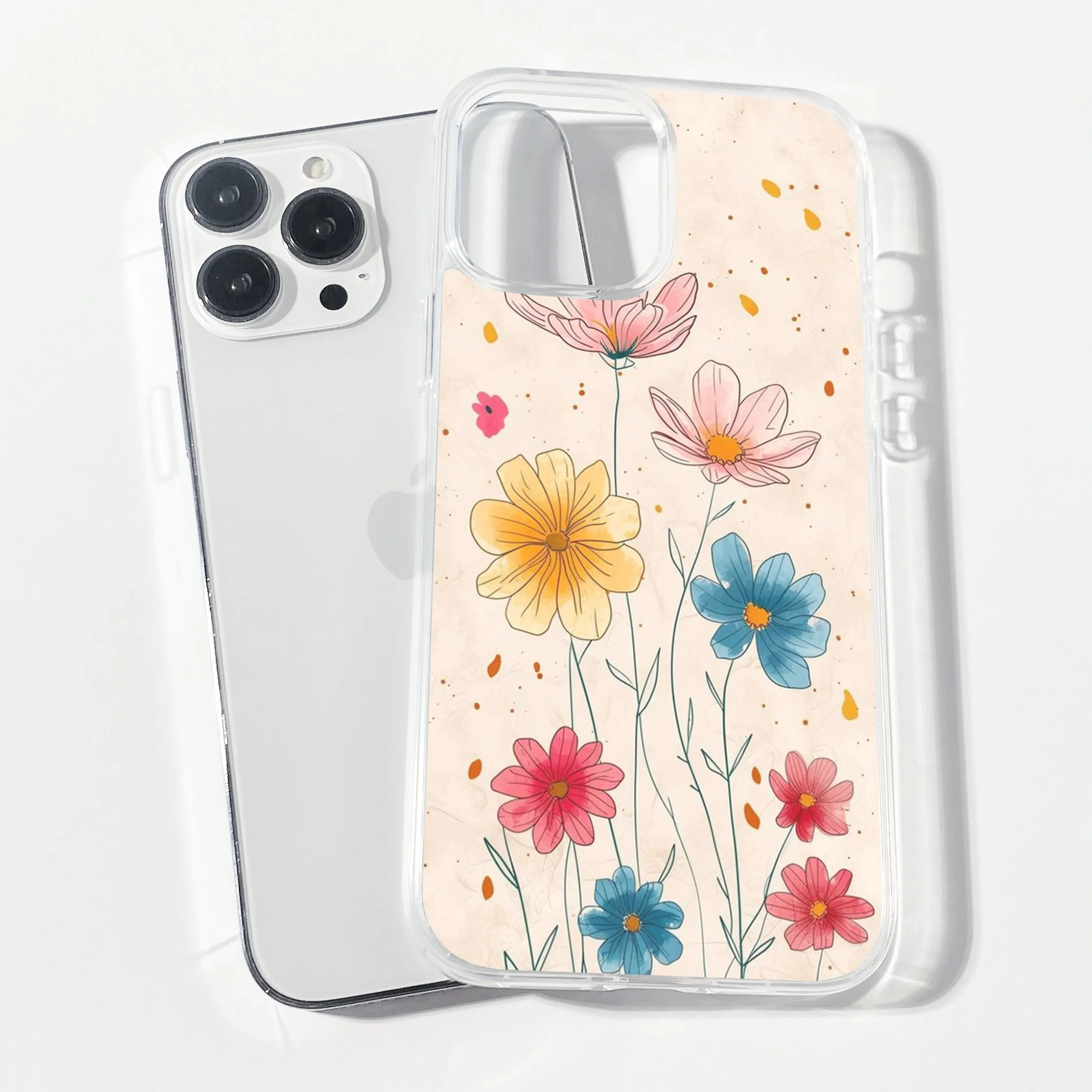 Bloomlight Clear Silicone Phone Cover