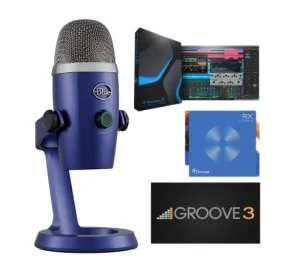 Blue Yeti Nano USB Microphone Plus Pack for LiveStream & Podcasts (2 Color Choices)