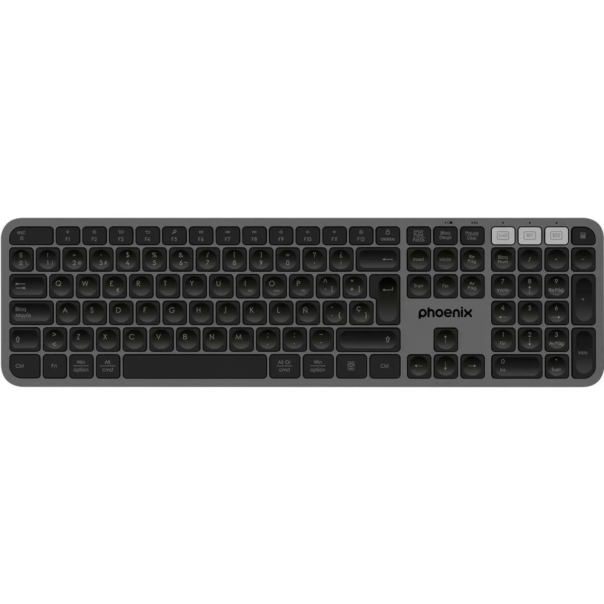 Bluetooth Keyboard Phoenix K300 Grey Spanish Qwerty