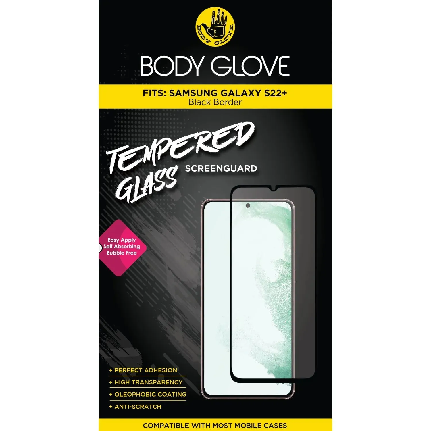 Body Glove 3D Tempered Glass Screen Protector - Samsung Galaxy S22  5G