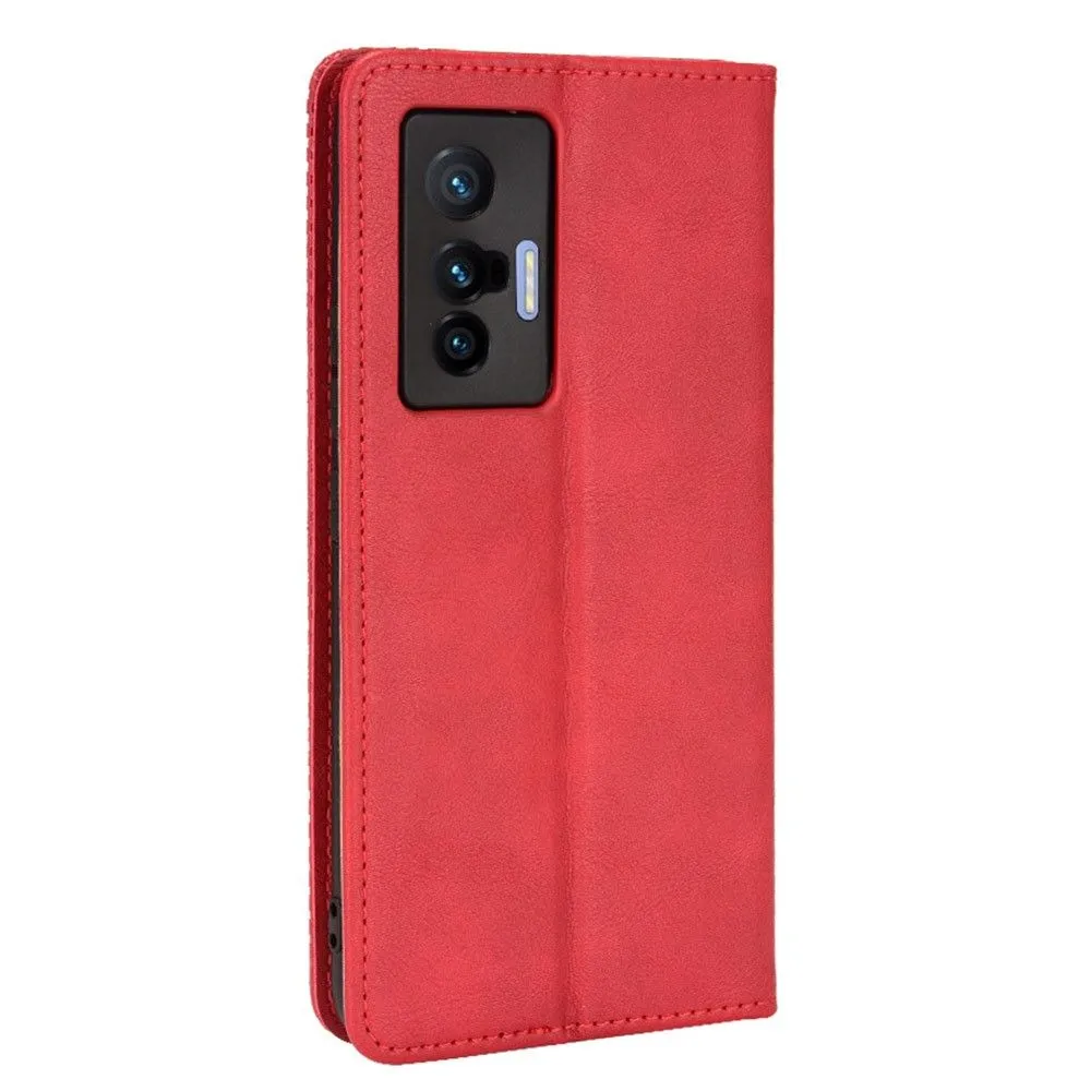 Bofink Vintage Vivo X70 leather case - Red